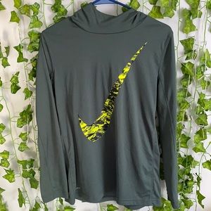 Boys long sleeve shirt with hood